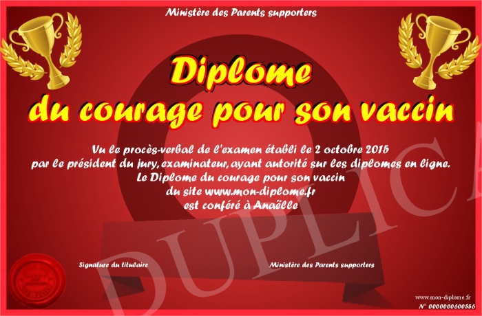 diplome universitaire vaccination
